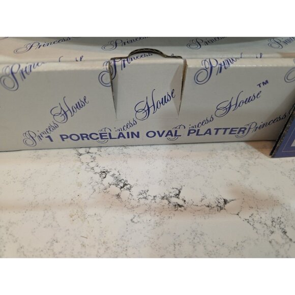 Princess House Heritage Blossom Vintage Oval Platter 661 - Picture 3 of 4